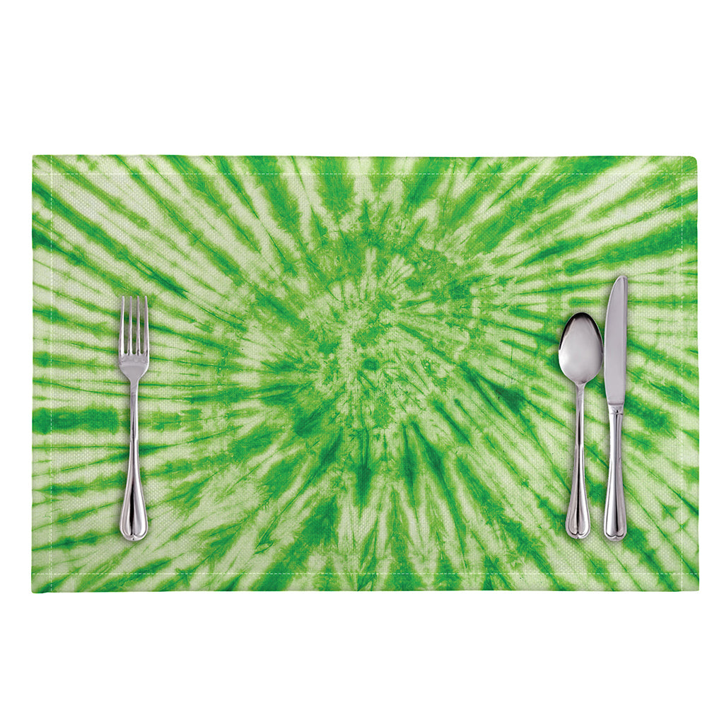 Green Tie Dye Print Placemat