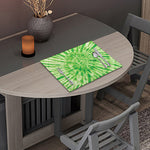 Green Tie Dye Print Placemat