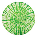 Green Tie Dye Print Round Blanket