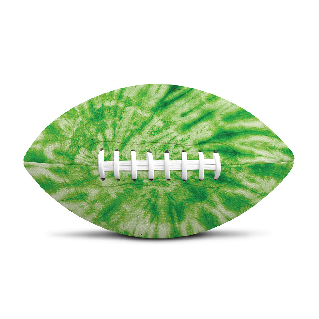 Green Tie Dye Print Rugby Ball