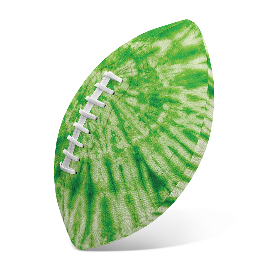 Green Tie Dye Print Rugby Ball