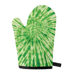 Green Tie Dye Print Single Oven Mitt