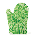 Green Tie Dye Print Single Oven Mitt