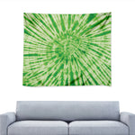 Green Tie Dye Print Tapestry