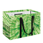 Green Tie Dye Print Utility Tote Bag