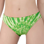 Green Tie Dye Print Women's Panties