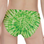 Green Tie Dye Print Women's Panties