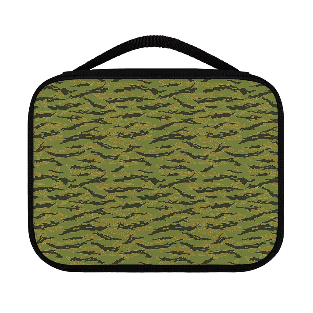 Green Tiger Stripe Camo Pattern Print Classic Bible Case