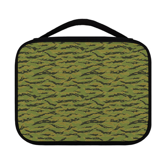 Green Tiger Stripe Camo Pattern Print Classic Bible Case