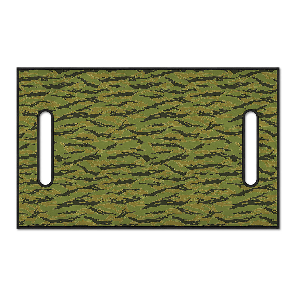 Green Tiger Stripe Camo Pattern Print Golf Cart Seat Cover
