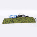 Green Tiger Stripe Camo Pattern Print Sports Towel