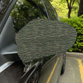 Green Tiger Stripe Camouflage Print Car Side Mirror Covers