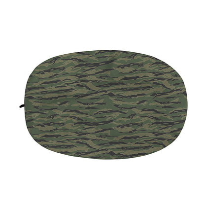 Green Tiger Stripe Camouflage Print Car Side Mirror Covers