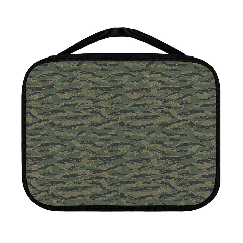 Green Tiger Stripe Camouflage Print Classic Bible Case