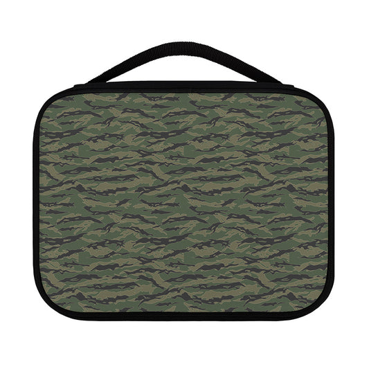 Green Tiger Stripe Camouflage Print Classic Bible Case