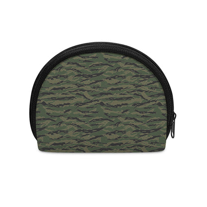 Green Tiger Stripe Camouflage Print Coin Purse