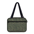 Green Tiger Stripe Camouflage Print Double Strap Bible Bag