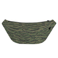 Green Tiger Stripe Camouflage Print Fanny Pack