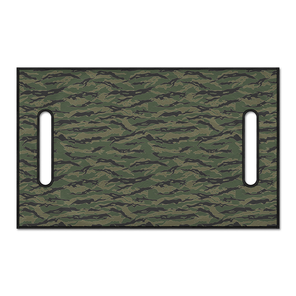 Green Tiger Stripe Camouflage Print Golf Cart Seat Cover