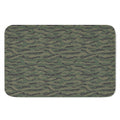Green Tiger Stripe Camouflage Print Indoor Door Mat