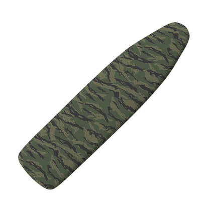 Green Tiger Stripe Camouflage Print Ironing Board Cover