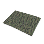 Green Tiger Stripe Camouflage Print Pet Cooling Mat Cover