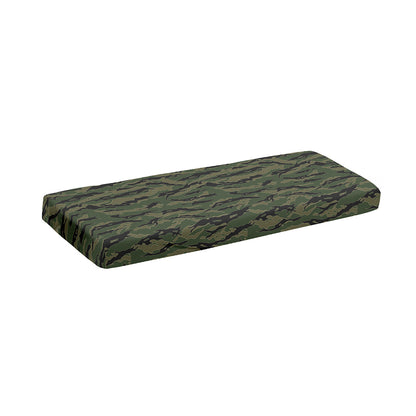 Green Tiger Stripe Camouflage Print Piano Keyboard Cover