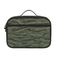 Green Tiger Stripe Camouflage Print Portable Lunch Bag