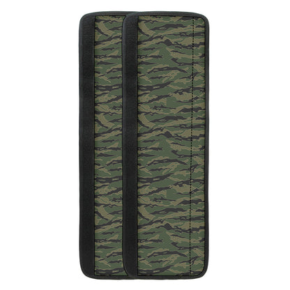 Green Tiger Stripe Camouflage Print Refrigerator Handle Covers
