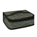 Green Tiger Stripe Camouflage Print Small Lunch Bag
