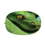 Green Tree Python Snake Print Car Side Mirror Covers