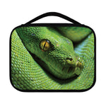 Green Tree Python Snake Print Classic Bible Case
