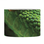 Green Tree Python Snake Print Drum Lamp Shade