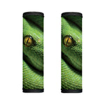 Green Tree Python Snake Print Handle Covers