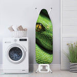 Green Tree Python Snake Print Ironing Board Cover