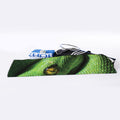 Green Tree Python Snake Print Sports Towel