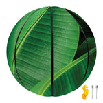 Green Tropical Banana Palm Leaf Print Basketball