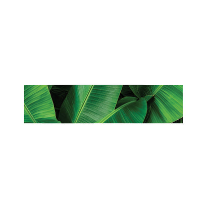 Green Tropical Banana Palm Leaf Print Bed Runner