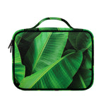 Green Tropical Banana Palm Leaf Print Briefcase Bible Bag