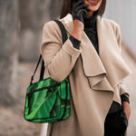 Green Tropical Banana Palm Leaf Print Double Strap Bible Bag