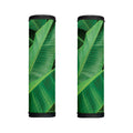 Green Tropical Banana Palm Leaf Print Handle Covers