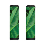 Green Tropical Banana Palm Leaf Print Handle Covers