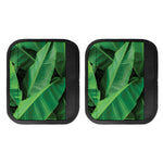 Green Tropical Banana Palm Leaf Print Handle Covers