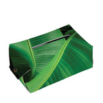 Green Tropical Banana Palm Leaf Print Rectangle Tissue Box Cover