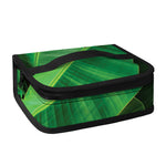 Green Tropical Banana Palm Leaf Print Small Lunch Bag