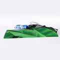 Green Tropical Banana Palm Leaf Print Sports Towel