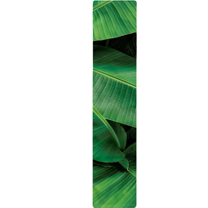 Green Tropical Banana Palm Leaf Print Table Runner