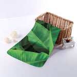 Green Tropical Banana Palm Leaf Print Towel