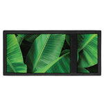 Green Tropical Banana Palm Leaf Print Trifold Wallet