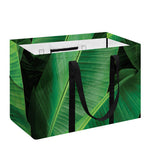 Green Tropical Banana Palm Leaf Print Utility Tote Bag